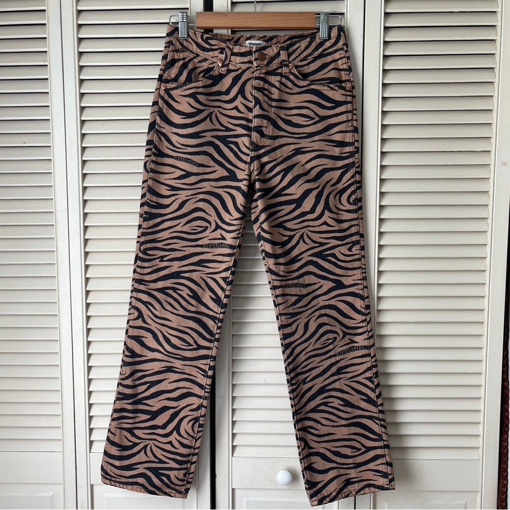 Wrangler Wild West Purr Print Jeans